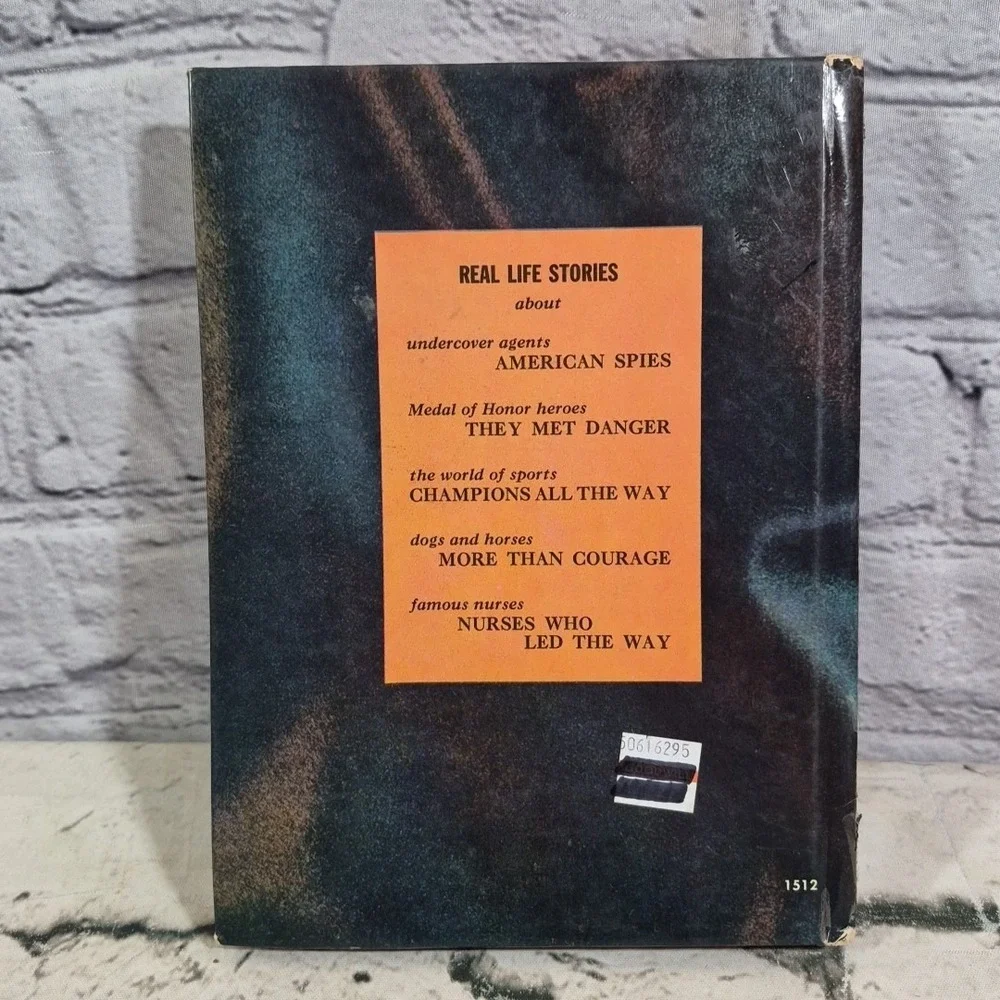 VTG 1960 American Spies Whitman Real Life Stories Richard Deming Illustrated HC